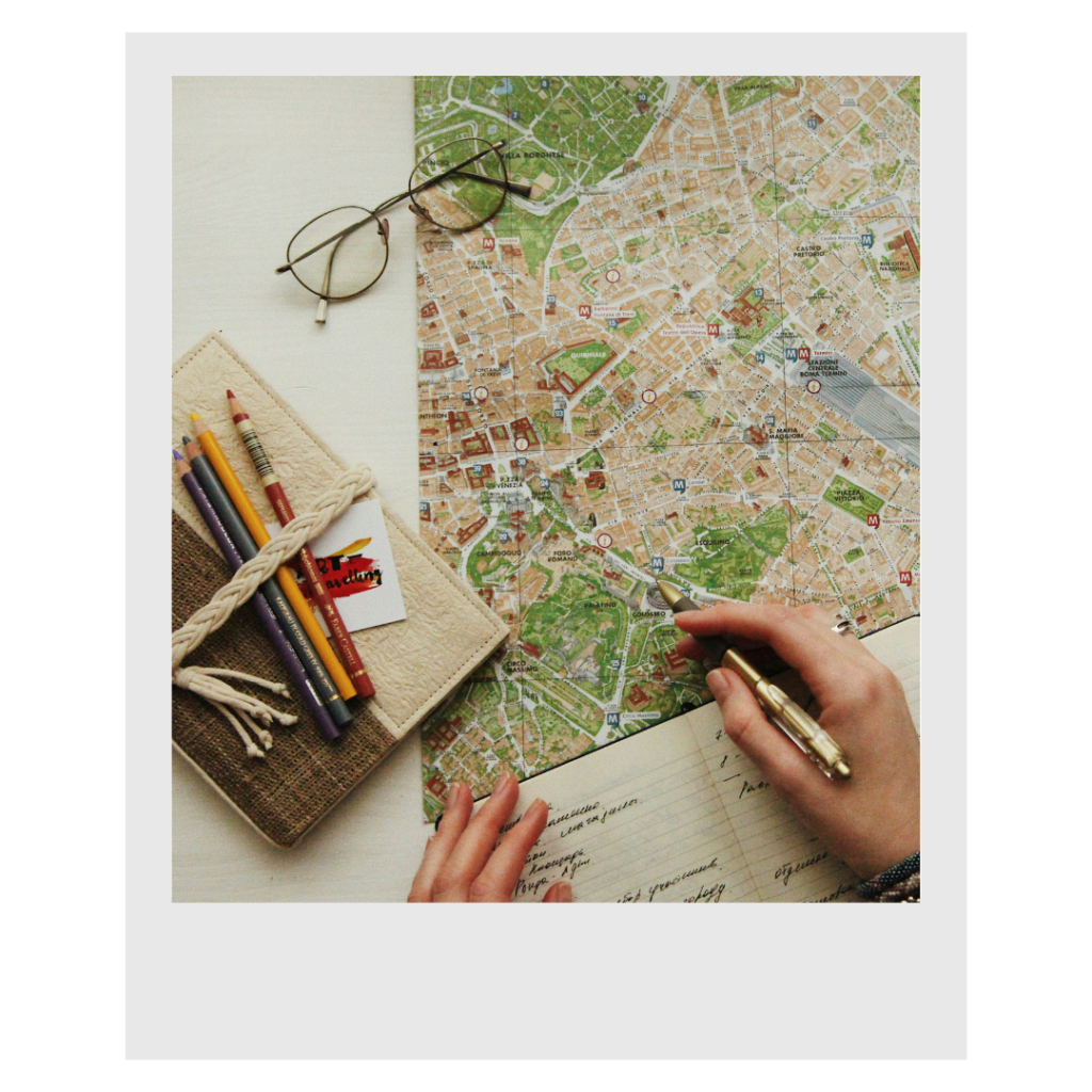 Travel map gluten free and the city