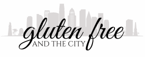 gluten free and the city logo